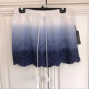 NWT Express gradient eyelet skirt